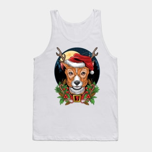 christmas dog santa claus Tank Top